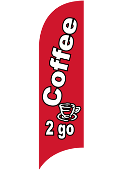 feather single Coffee2go red